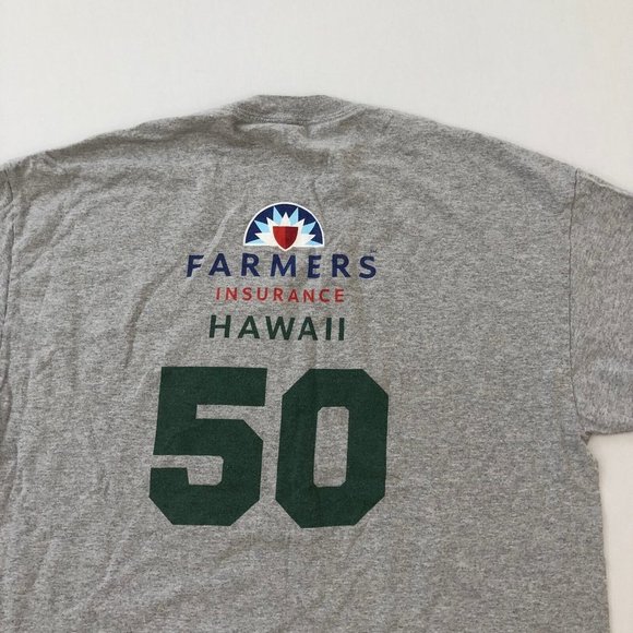 University Of Hawaii Shirt Adult XL Gray Short Sleeve Stretch Shirt Size XL Men - Picture 11 of 13